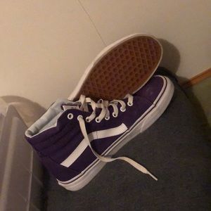 Sk8 high top purple vans